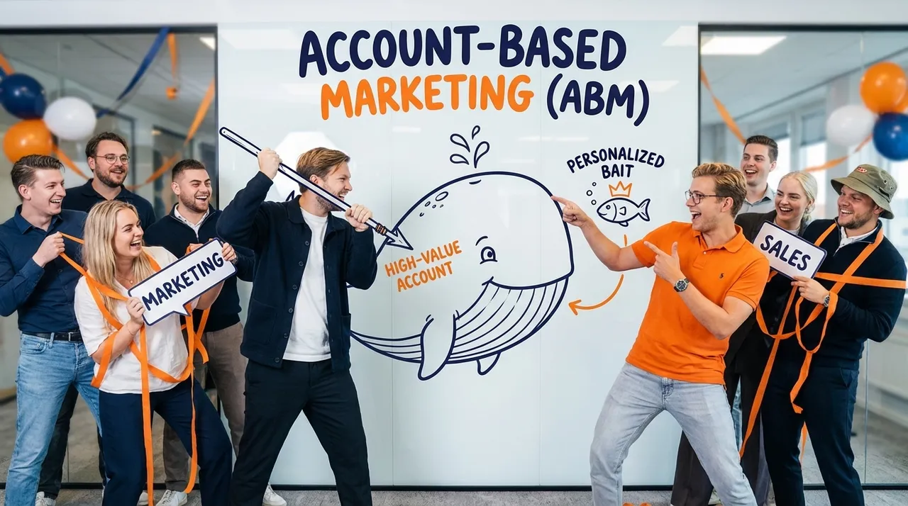 Visual representation of Account-Based Marketing (ABM)