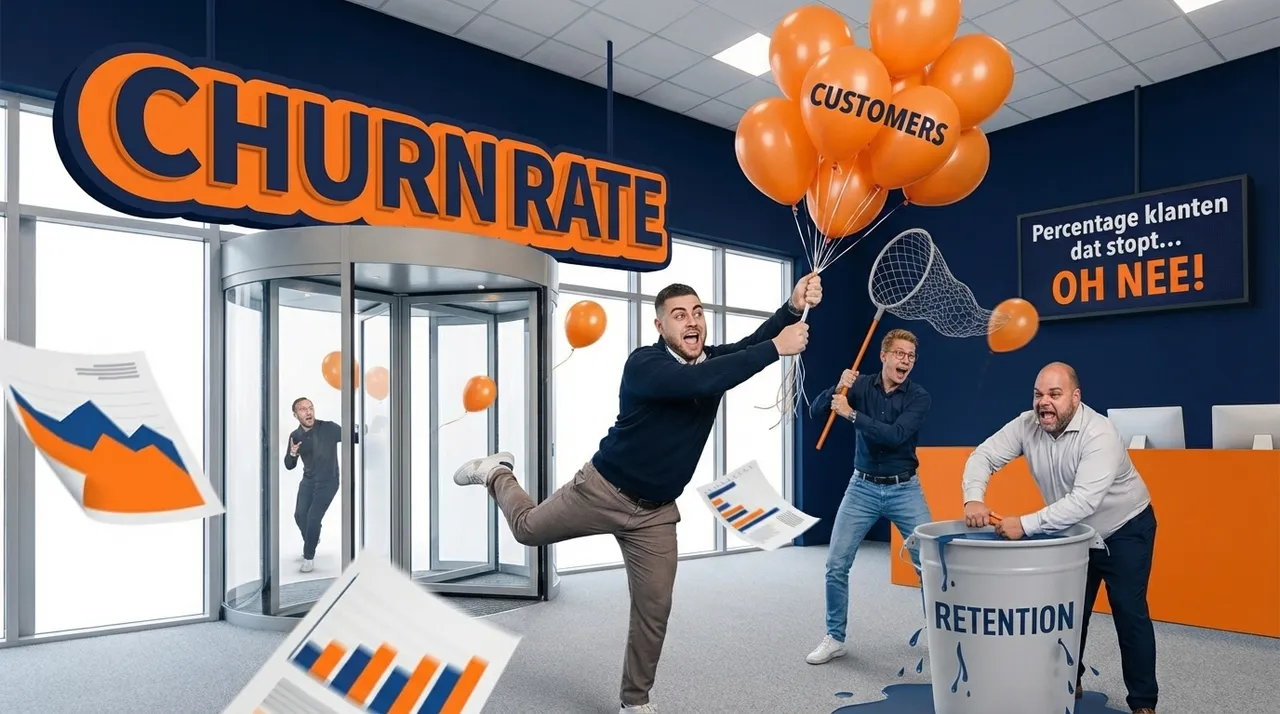 Visual representation of Churn Rate