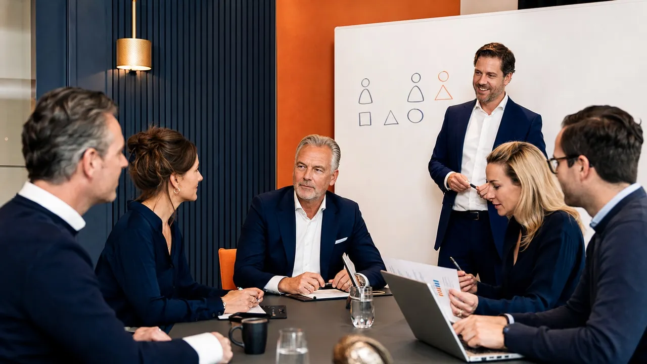 Visuele weergave van Decision Making Unit (DMU)