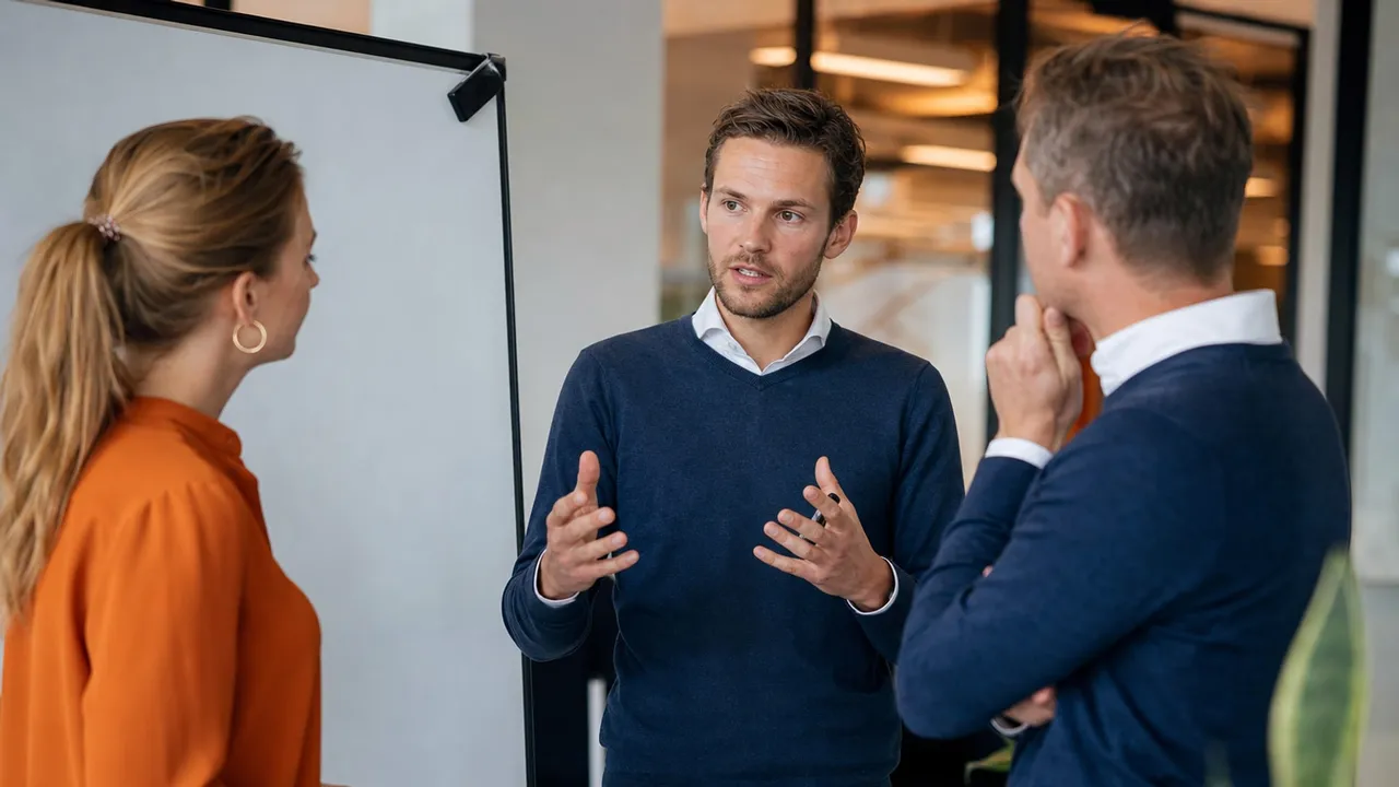 Visuele weergave van Elevator pitch