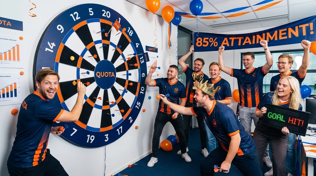 Visual representation of Quota Attainment