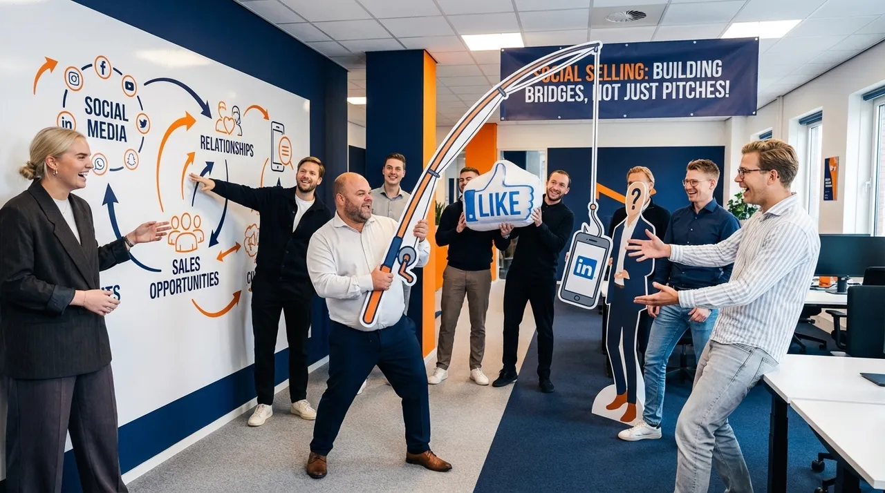 Visual representation of Social Selling