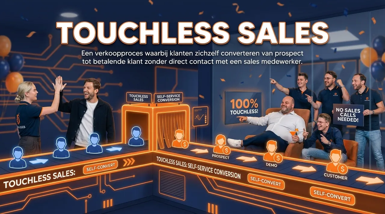 Visual representation of Touchless Sales