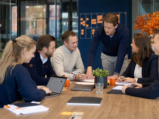 Illustratie voor Acquisitiebureau