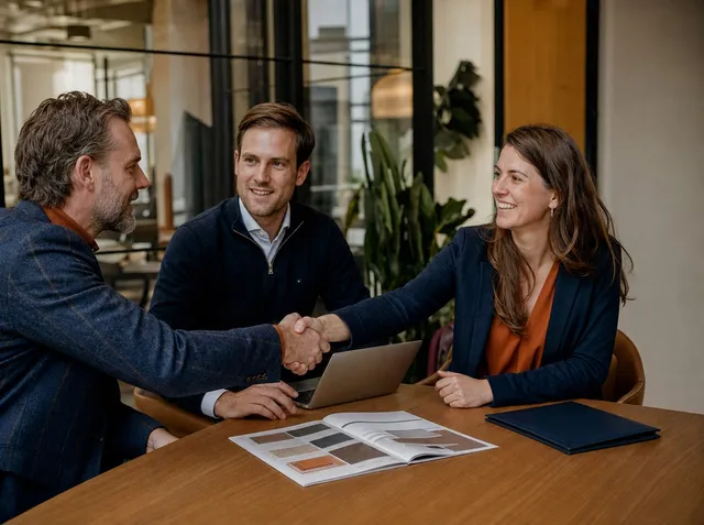 Illustratie voor Handelsagent