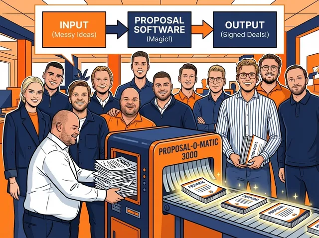 Illustration for Sales Proposal Software